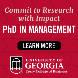 University of Georgia PhD in Management