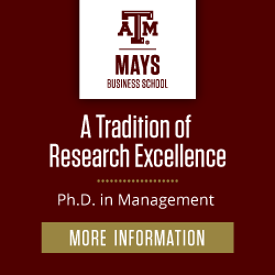 Texas A&M PhD in Management