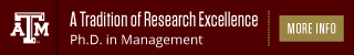 Texas A&M PhD in Management